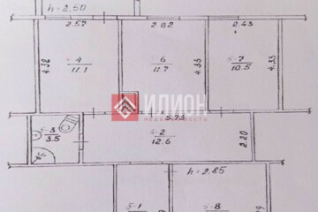 4-к квартира, 78 м², 1/1 эт.