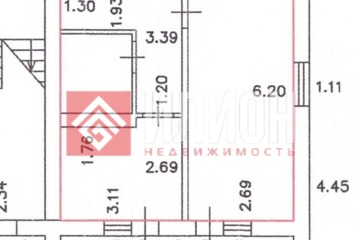 1-к квартира, 34,7 м², 1/6 эт.